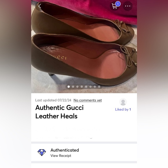 Gucci - Authentic Lamb Skin Leather Heals - Picture 2 of 15